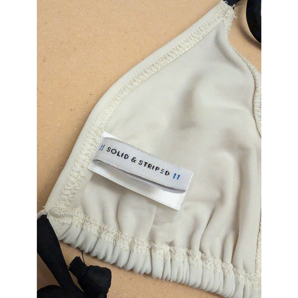 Solid & Striped Triangle Adjustable Halter Tie Bi… - image 3